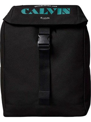 Calvin Klein Siyah Erkek Sırt Çantası Graphıc Flap Backpack