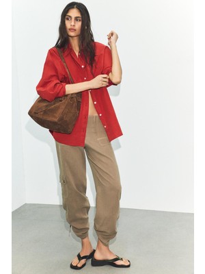 Allbucks Zara, Büzgülü Dökümlü Pantolon ABZRA00121