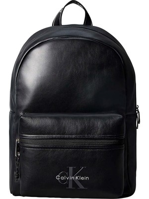 Calvin Klein Siyah Erkek Sırt Çantası Bold Logo Webbıng Backpack