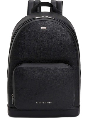 Tommy Hilfiger Siyah Erkek Sırt Çantası Th Central Backpack
