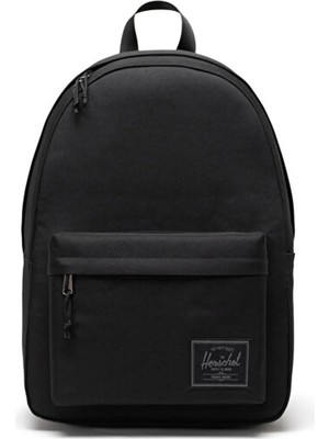 Hesrchel Classic™ Xl | Su Itici Kumaş Büyük Boy Sırt Çantası, 30 L Siyah Tonal