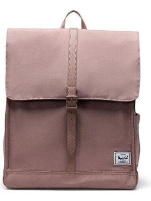 Hesrchel City | Su Itici Kumaş Sırt Çantası, 14" Laptop Uyumlu, 16 L Gül Kurusu