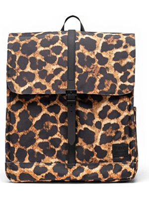 Hesrchel City | Su Itici Kumaş Sırt Çantası, 14" Laptop Uyumlu, 16 L Açık Digi Leopard