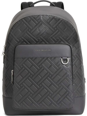 Tommy Hilfiger Gri Erkek Sırt Çantası Th Flag Backpack