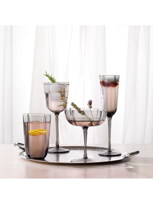 Schafer Ruth 6 Lı Ayaklı Kase 330 ML-ANTRASIT01