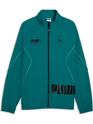 Puma Erkek Yeşil Puma Sport Relaxed Woven Track Jacket Em Yeşil Erkek Ceket