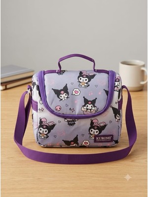Alpa Store V Model Termal Kuromi Sanrio Hello Kitty Karakter Termoslu Su Geçirmez Yalıtımlı Lüks Beslenme Çantası