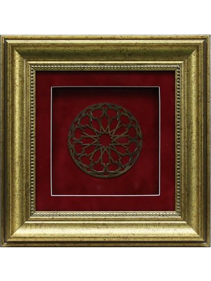 E38 El Işçiliği Prinç Tablo 30*30 CM-6637