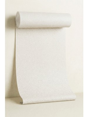 Bien Duvar Kağıtları Bien Exclusıve 5550 Serin Gri Hasır Hissi Lüks Görünüm Dokulu Duvar Kağıdı 53X1000 Cm, 5m²
