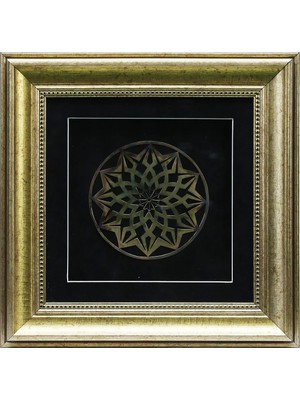 E38 El Işçiliği Prinç Tablo 34*34 cm -6633