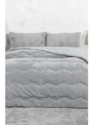 Elart Victor Comfort Uyku Seti Tek Kişilik Wellsoft 2 Parça (155X215 Cm) Gri