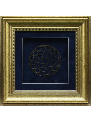 E38 El Işçiliği Prinç Tablo 30*30 CM-6635
