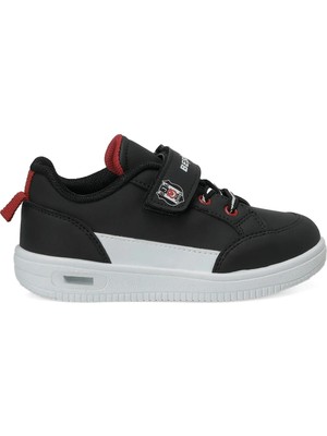 Kinetix 102694521 6f Enfance Pu Bjk P 6pr Patik Erkek Çocuk Işıklı Klasik Sneaker Siyah