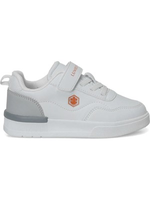 Lumberjack 102697157 6W Rich Jr 6pr Filet Erkek Çocuk Klasik Sneaker Beyaz - Turuncu