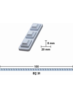 Esnek Çıta , Esnek Mobilya Çıtası Eç 31 (100 Cm)