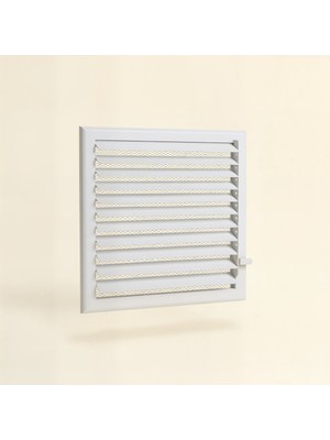 Upstyle Vento Alüminyum Banyo ve Wc Havalandırma Menfezi Beyaz 35X45 cm