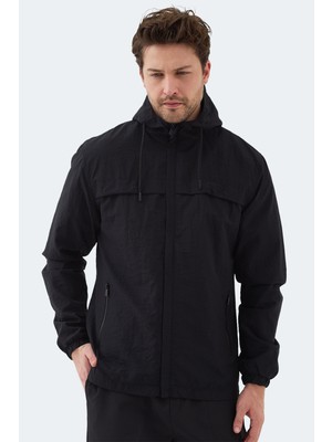 Slazenger HANGA Erkek  Siyah Yağmurluk