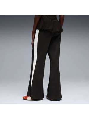 Puma Kadın / Kız Siyah Puma T7 Relaxed Flared Pants Siyah Kadın Eşofman Altı