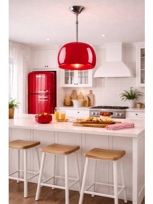 Kırmızı Camlı Tekli
