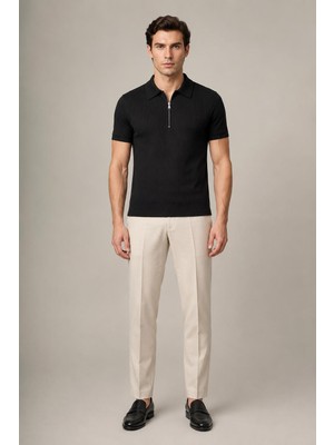 Alexander Gardi Polo Yaka Fermuarlı T-shirt