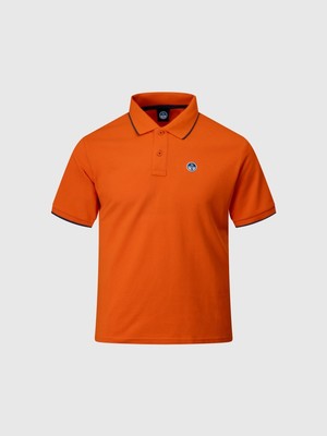 North Sails Regular Fit %100 Pamuk Baskılı Polo Yaka Tişört