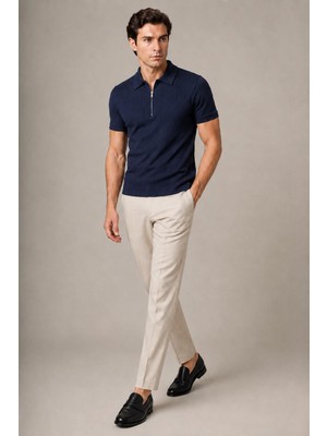 Alexander Gardi Polo Yaka Fermuarlı T-shirt