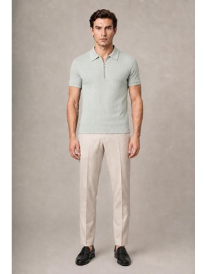 Alexander Gardi Polo Yaka Fermuarlı T-shirt