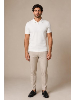 Alexander Gardi Polo Yaka Fermuarlı T-shirt