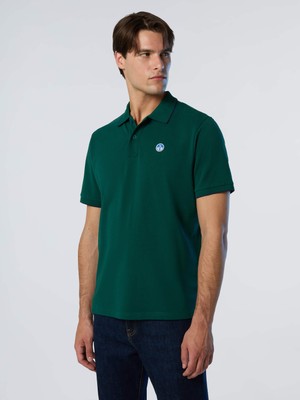 North Sails Regular Fit %100 Pamuk Baskılı Polo Yaka Tişört