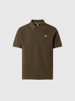 North Sails Regular Fit %100 Pamuk Baskılı Polo Yaka Tişört