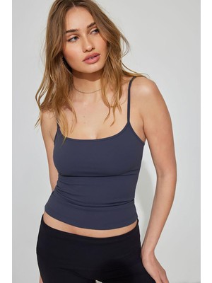 Seeh Füme Ince Askılı Pamuklu Basic Atlet SH169