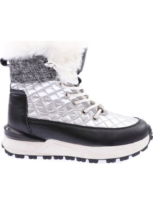 Guja 21K376 Kadın Bağcıklı Uzun Boğaz Kürklü Sneakers Bot