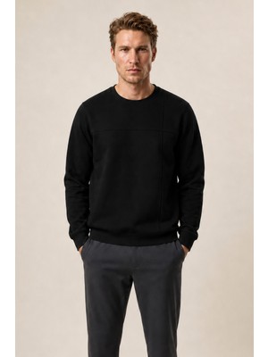 Redline Benko Regular Fit Kışlık Sweatshirt Yeni Sezon Siyah