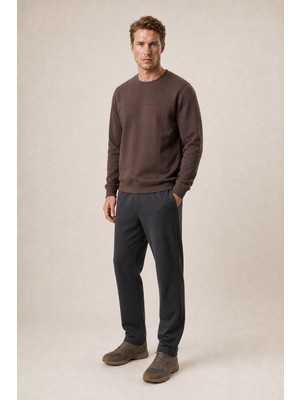 Redline Benko Regular Fit Kışlık Sweatshirt Yeni Sezon Kahve