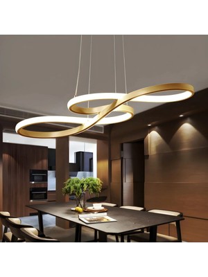 St. Morritz Bacco Model Modern Sarkıt LED Beyaz Işık Ultra Power LED Avize Salon Mutfak Oda Hol Ledli Avize
