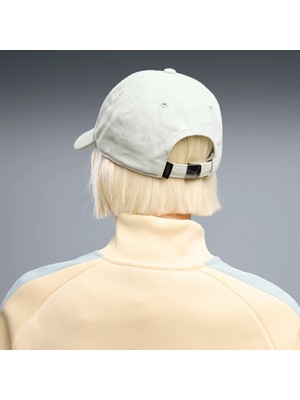 Puma Unisex Gri Puma Wardrobe Ess Metal Dad Cap Gri Unisex Şapka