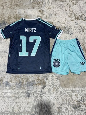 Almanya Milli Takımı Wirtz 17 Çocuk Futbol Forması Mavi