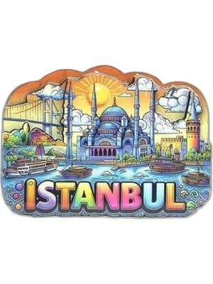 Zamerya Ahşap Istanbul Temalı Magnet ALK4366