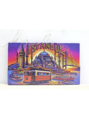 Zamerya Ahşap Istanbul Temalı Magnet ALK4359