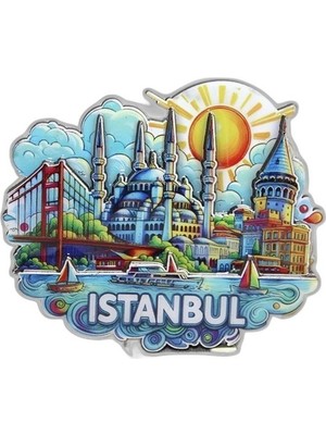 Zamerya Ahşap Istanbul Temalı Magnet ALK4600