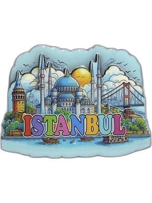Zamerya Ahşap Istanbul Temalı Magnet ALK4360