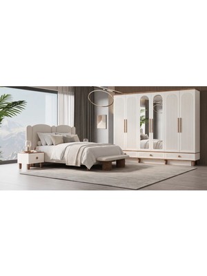 Aydınev Lotus Mdf Bazalı Yatak Odası Takımı