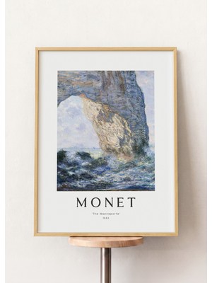 Pena Tablo Claude Monet - The Manneporte Ahşap Çerçeveli Tablo