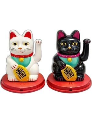 Zamerya Güneş Enerjili Sallanan Şans Kedisi - Maneki Neko ALK4521