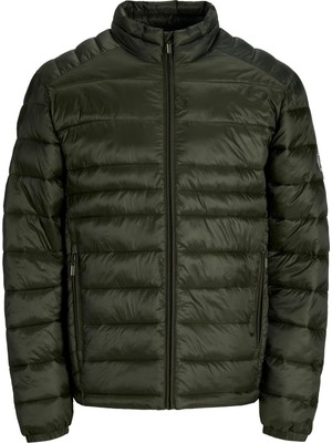 Jack & Jones Jjekıngsley Erkek Hafif Şişme Mont Dik Yaka Günlük Rahat