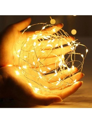St. Morritz Peri LED Işık Ip Tipi 3 Metre Pilli Dolanabilen Suya Dayanıklı