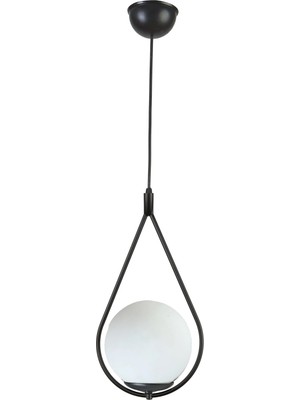 Damla Camlı Tekli Modern Hol Salon Oturma Odası Giriş Üçlü 3lü Avize