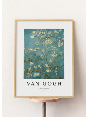 Pena Tablo Vincent Van Gogh - Almond Blossom Ahşap Çerçeveli Tablo