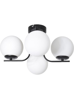 Lora Modern Tasarım Minimal Yatak Odası Salon Mutfak Oturma Odası Camlı 4 Lü Avize