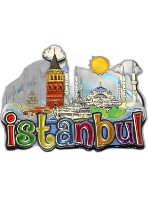 Zamerya Istanbul Temalı Silikon Magnet ALK2238